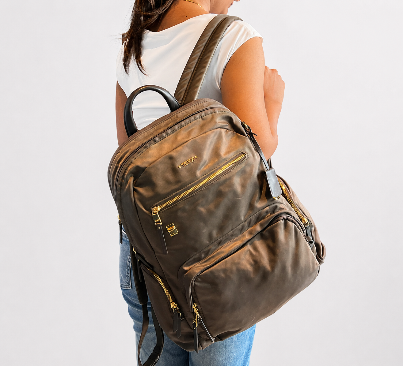 Mink Voyageur Carson Laptop Backpack