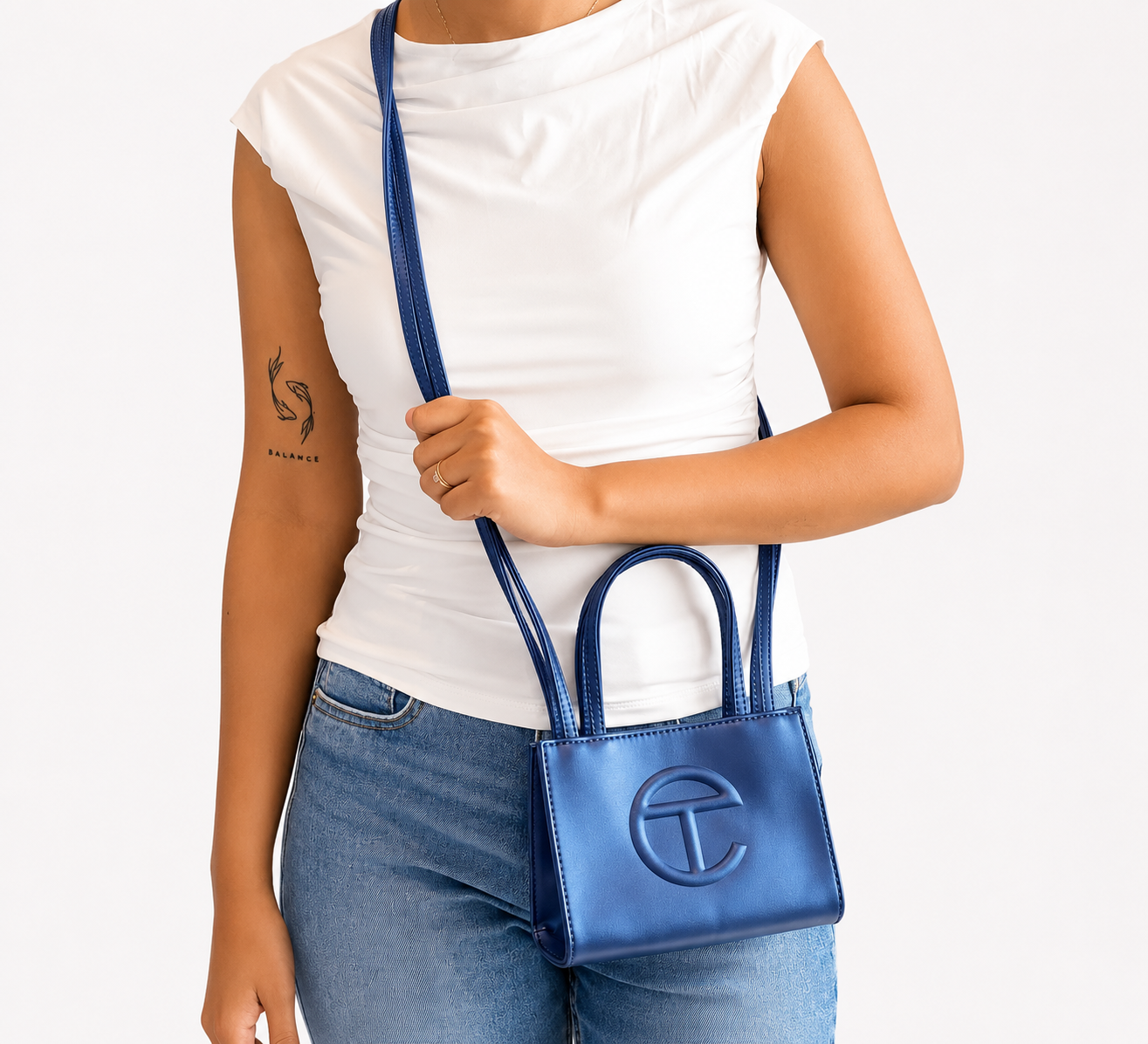 Blue Ray Small Shopping Bag