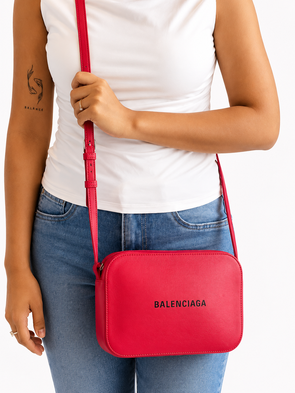 Vibrant Pink Everyday Camera Bag