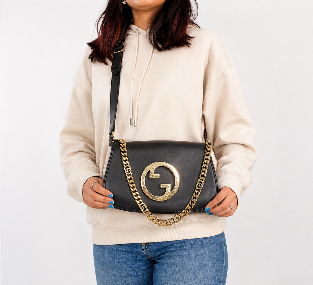 Black Small Blondie Shoulder Bag