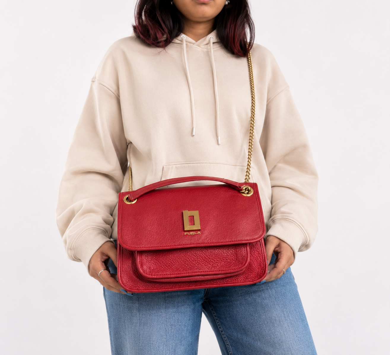 Crimson Lyon Shoulder Bag