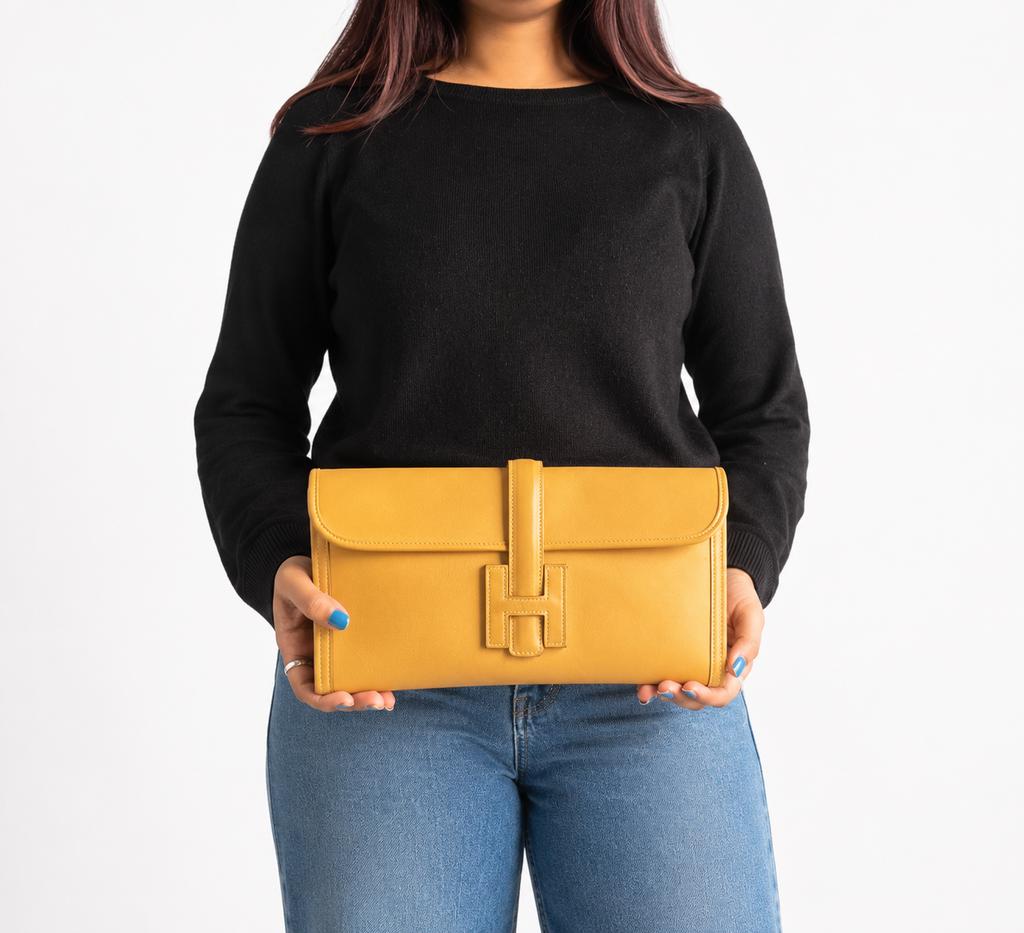 Jaune De Naples Jige Élan 29 Clutch Bag