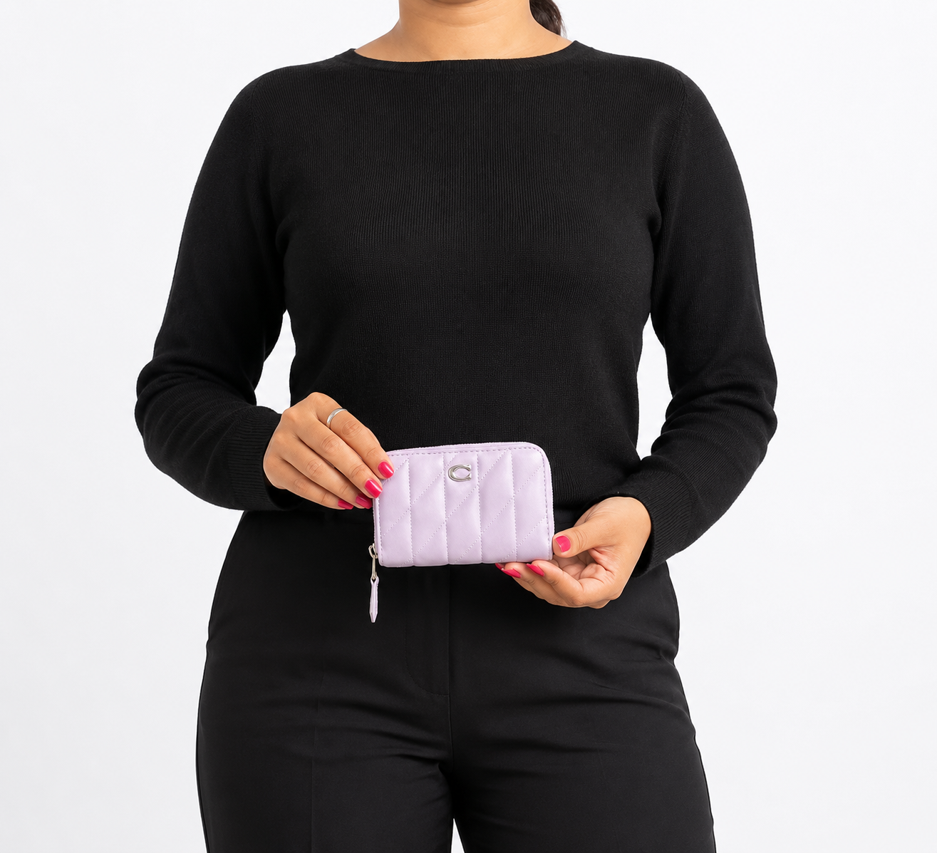 Pillow Quilting Essential Small Zip-Around Card Case