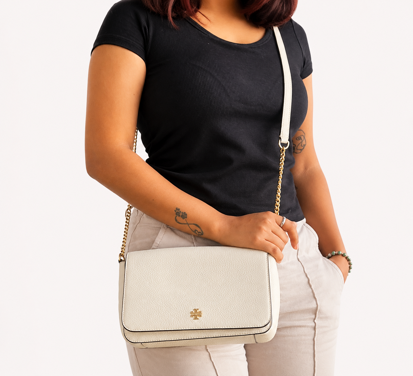 Misty Cloud Thea Flap Crossbody