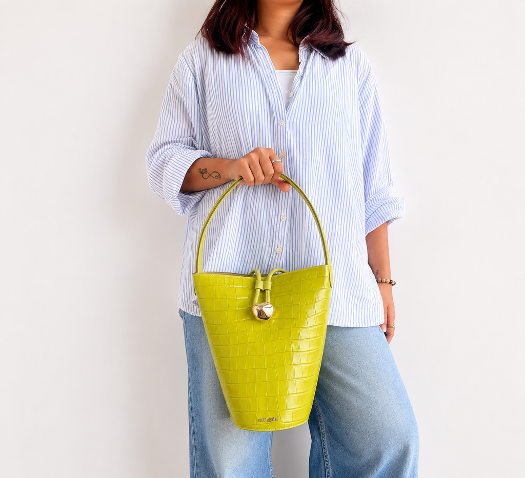 Lime Green Freedie Shoulder Bag