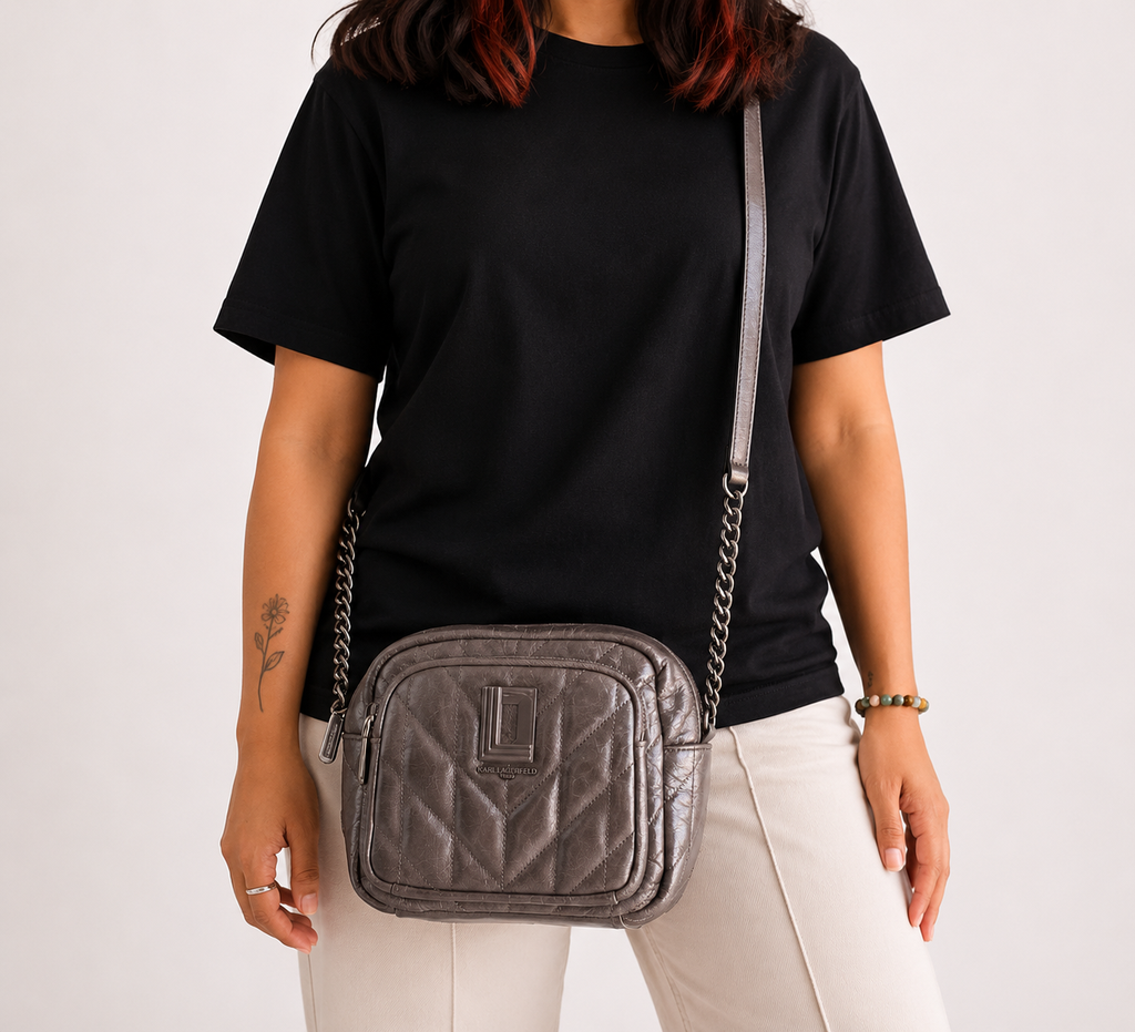 Paris Lafayette Quilted Crossbody Bag