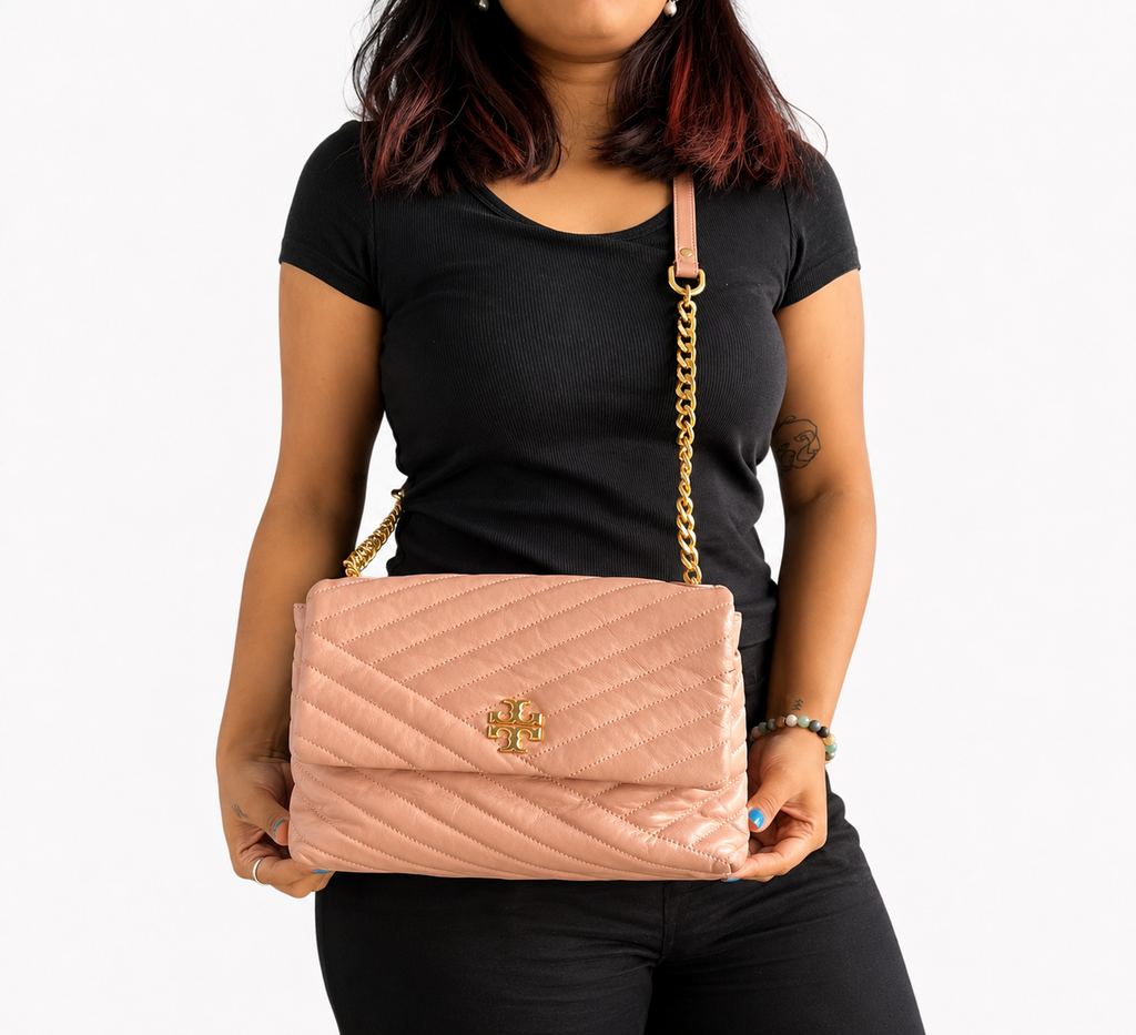 Kira Chevron Convertible Shoulder Bag