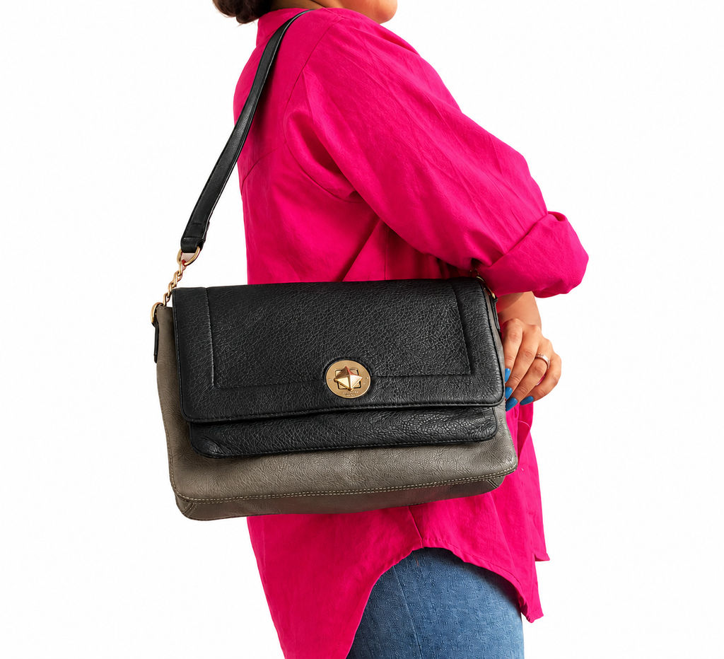 New York Lottie Colorblock Shoulder Bag
