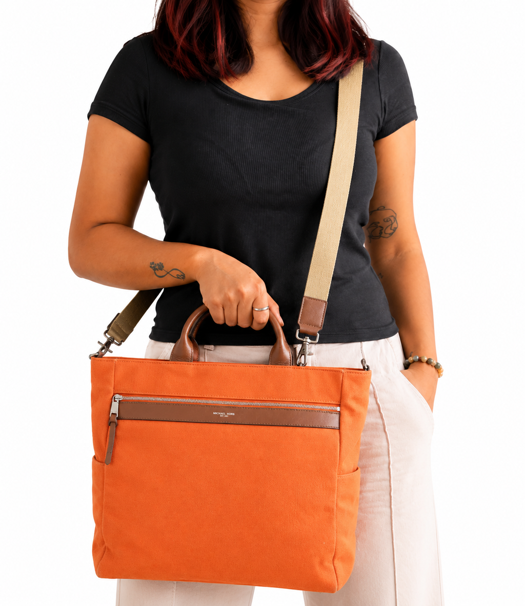 Orange Cooper Utility Briefcase