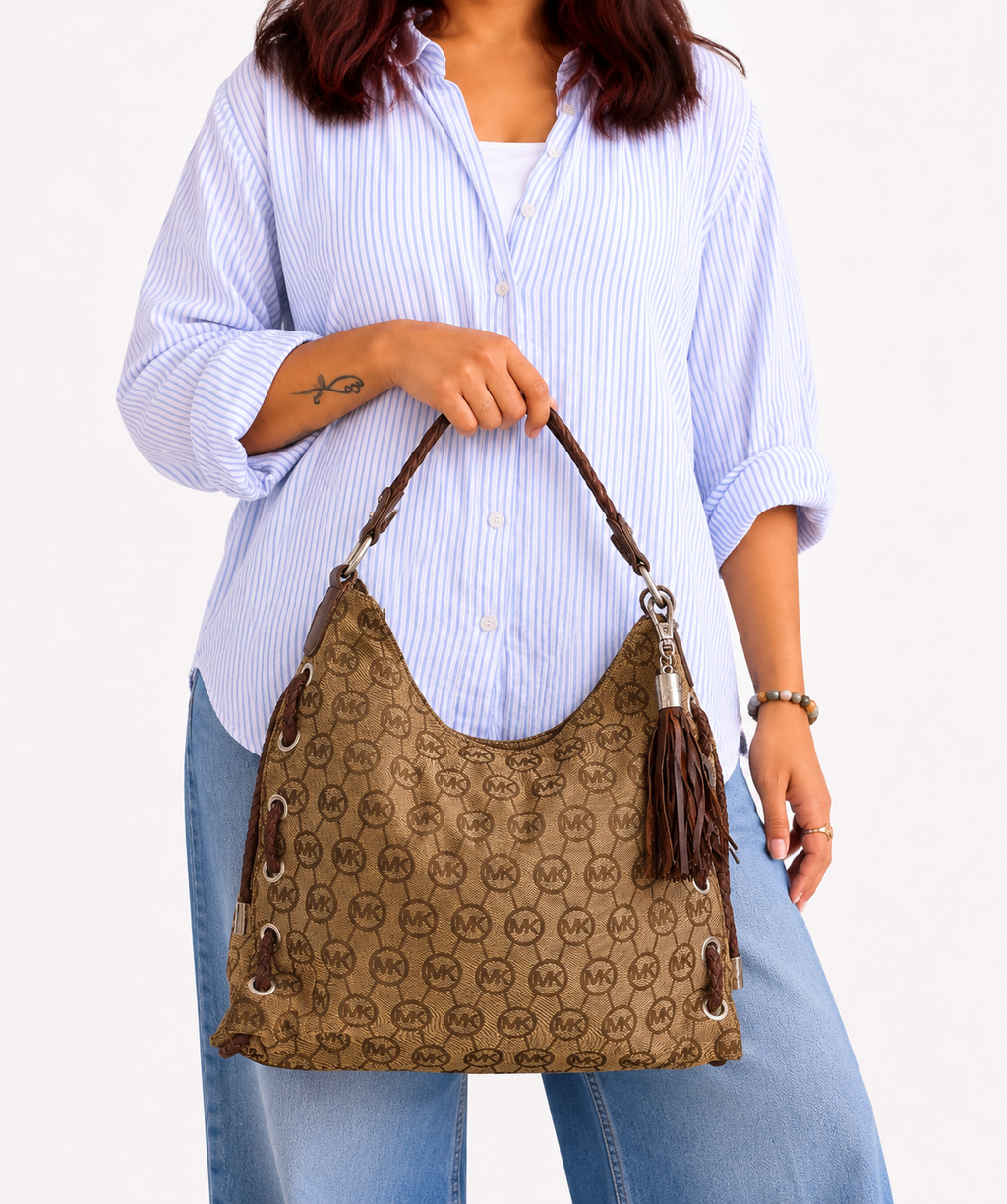 Brown Bedford Hobo Bag