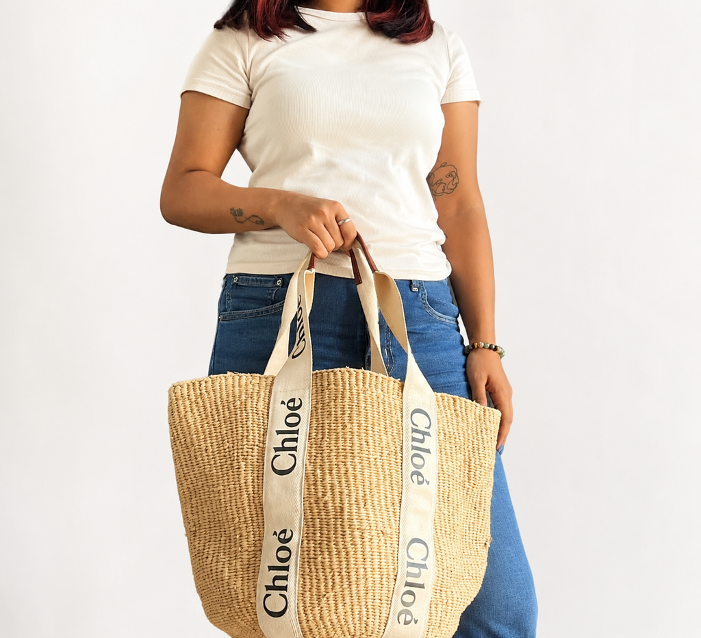 Large Woody Basket Tote