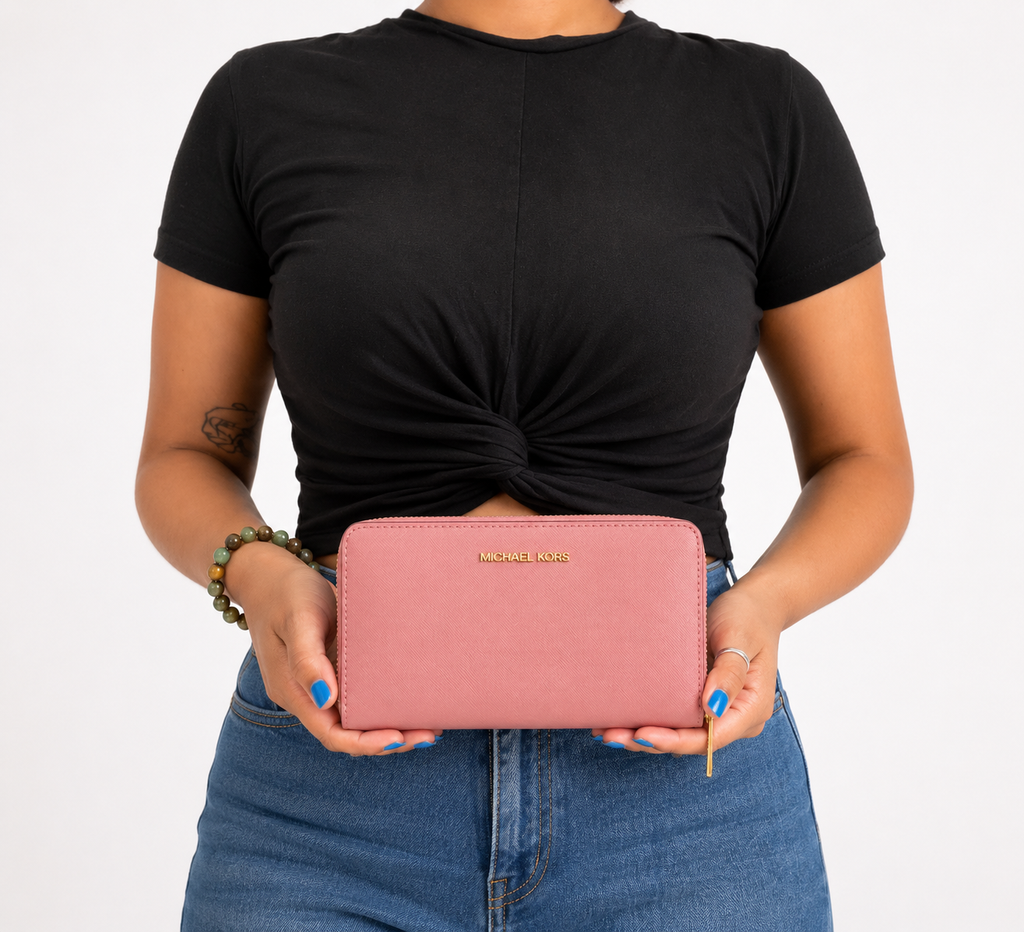 Pink Jet Set Wallet