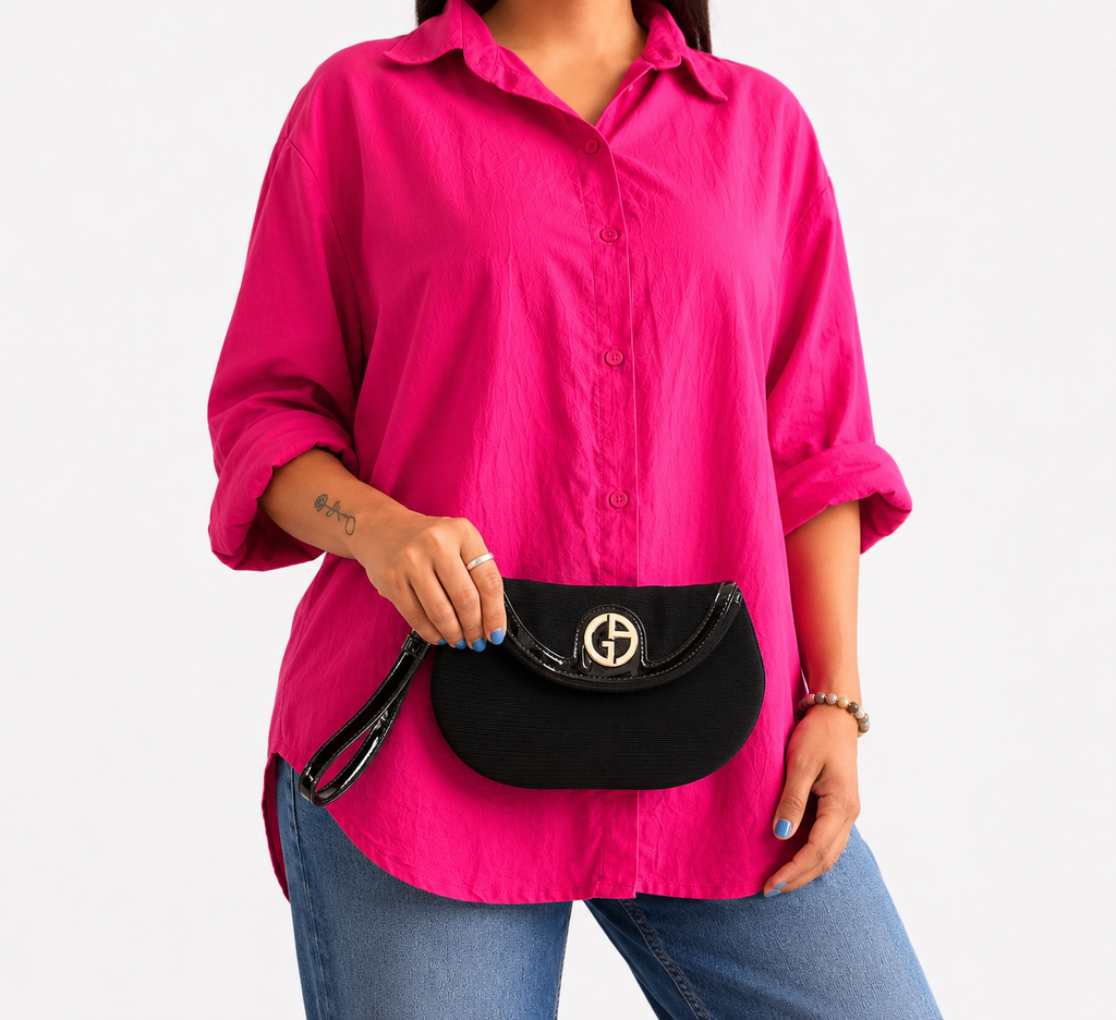 Beauty Black Cosmetic Wristlet