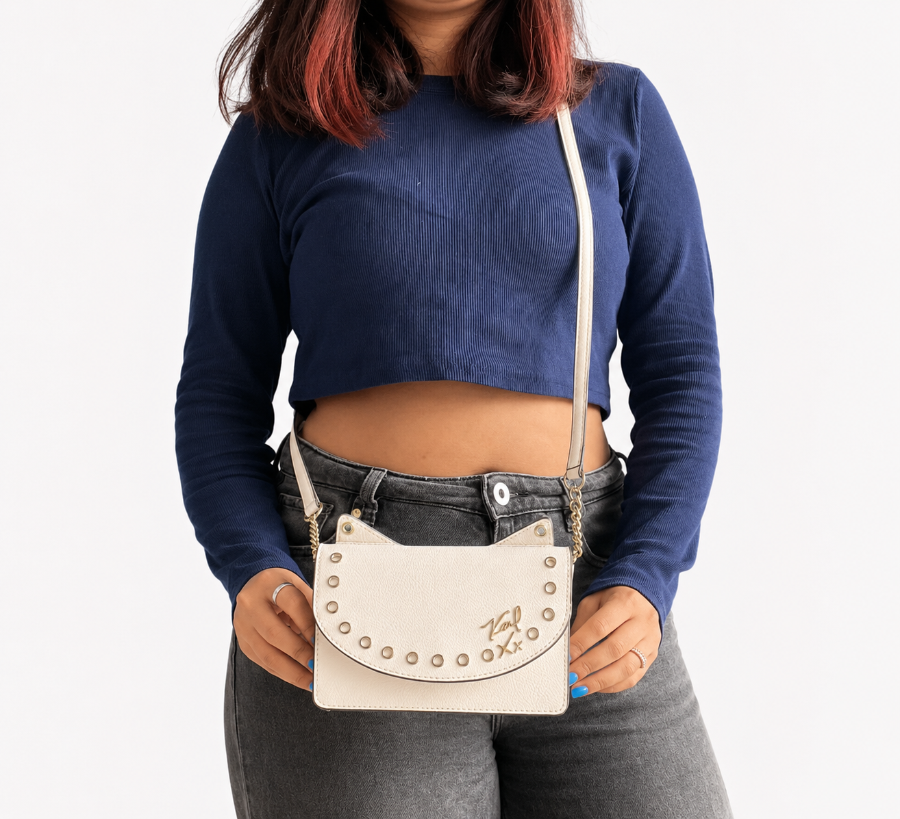 Kato Cat-Ear Small Crossbody Bag
