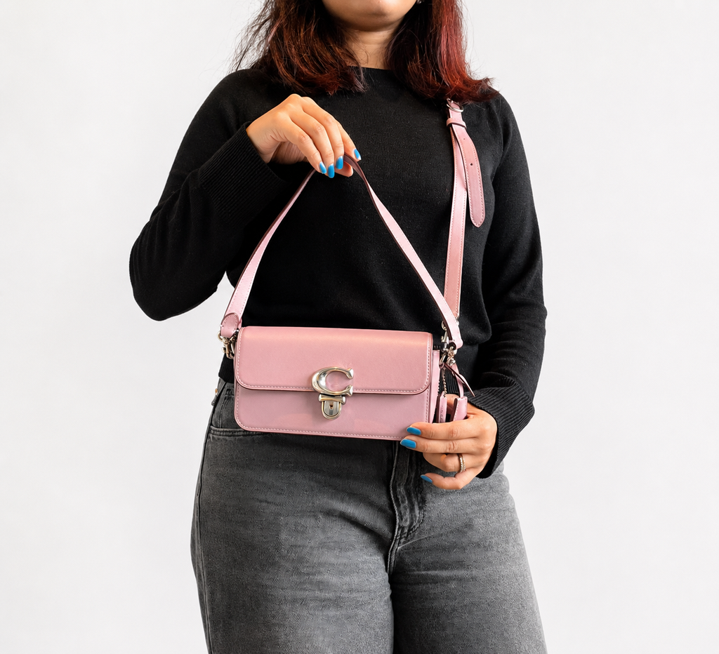 Faded Purple Studio Baguette Bag