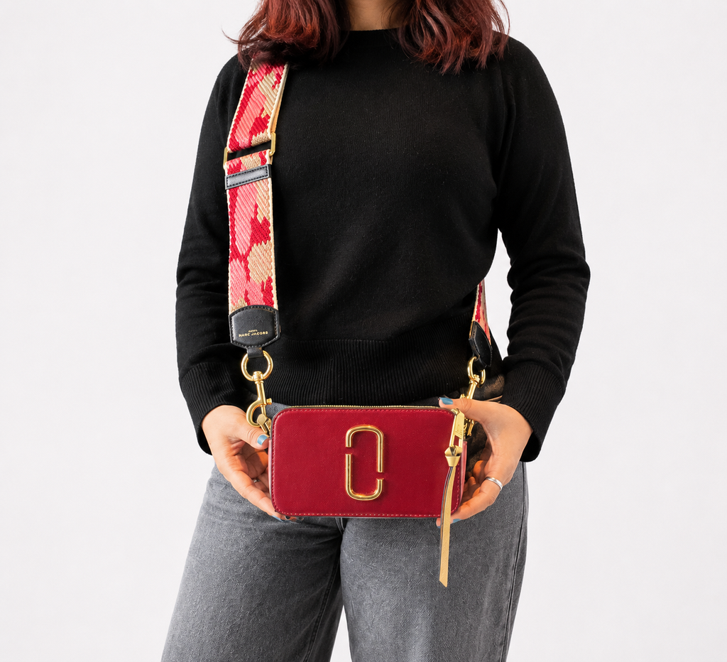 Red Snapshot Small CrossBody Bag