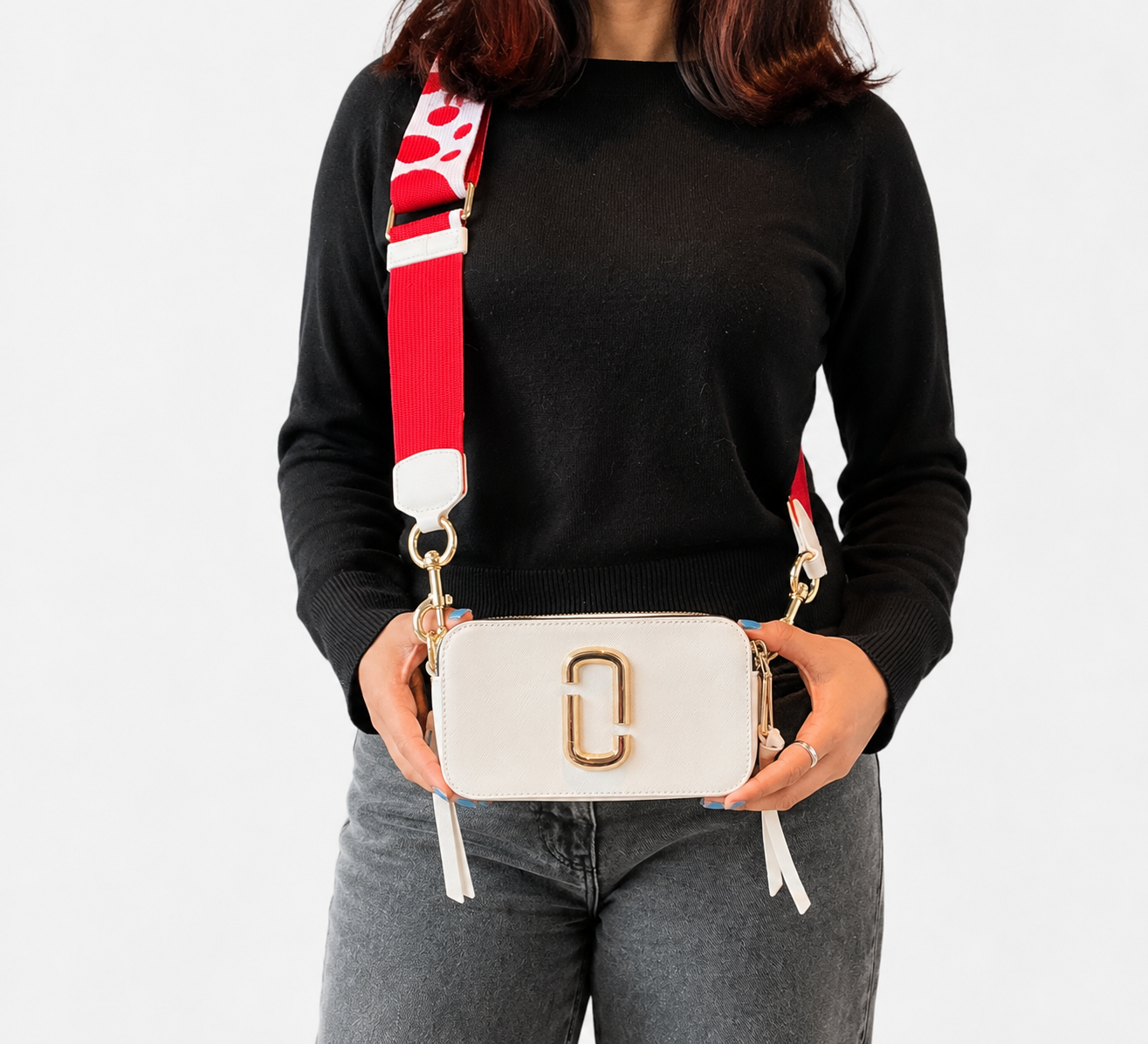 White Snapshot Bag