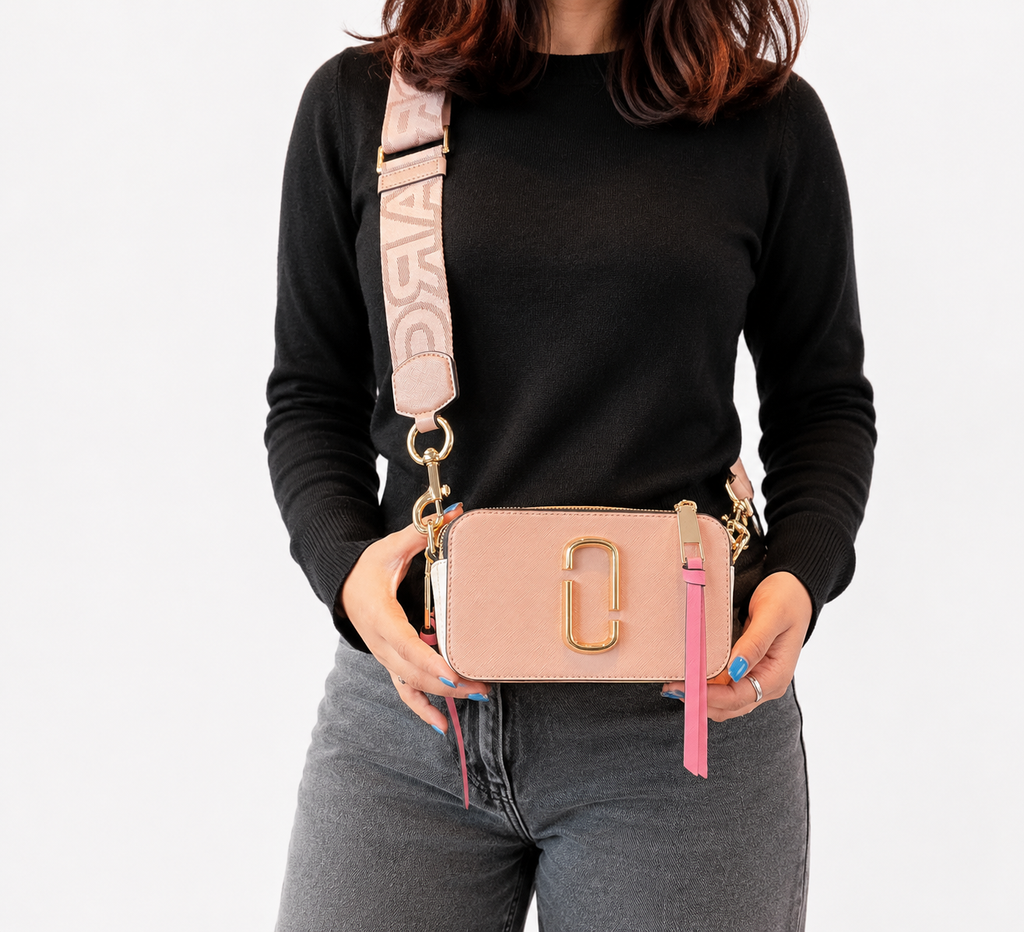 Pink Multi Snapshot Crossbody Bag