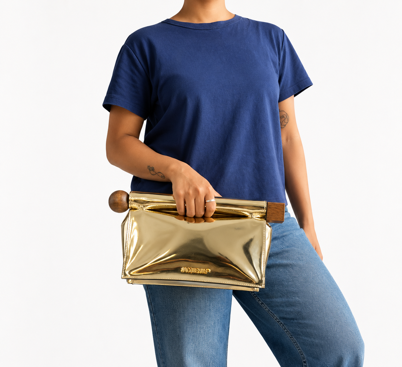 La Petite Pochette Rond Carré Clutch