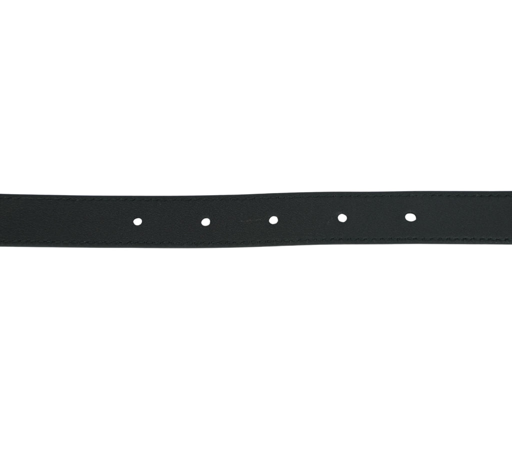 GG Marmont Black Leather Belt Size - 80 Cm