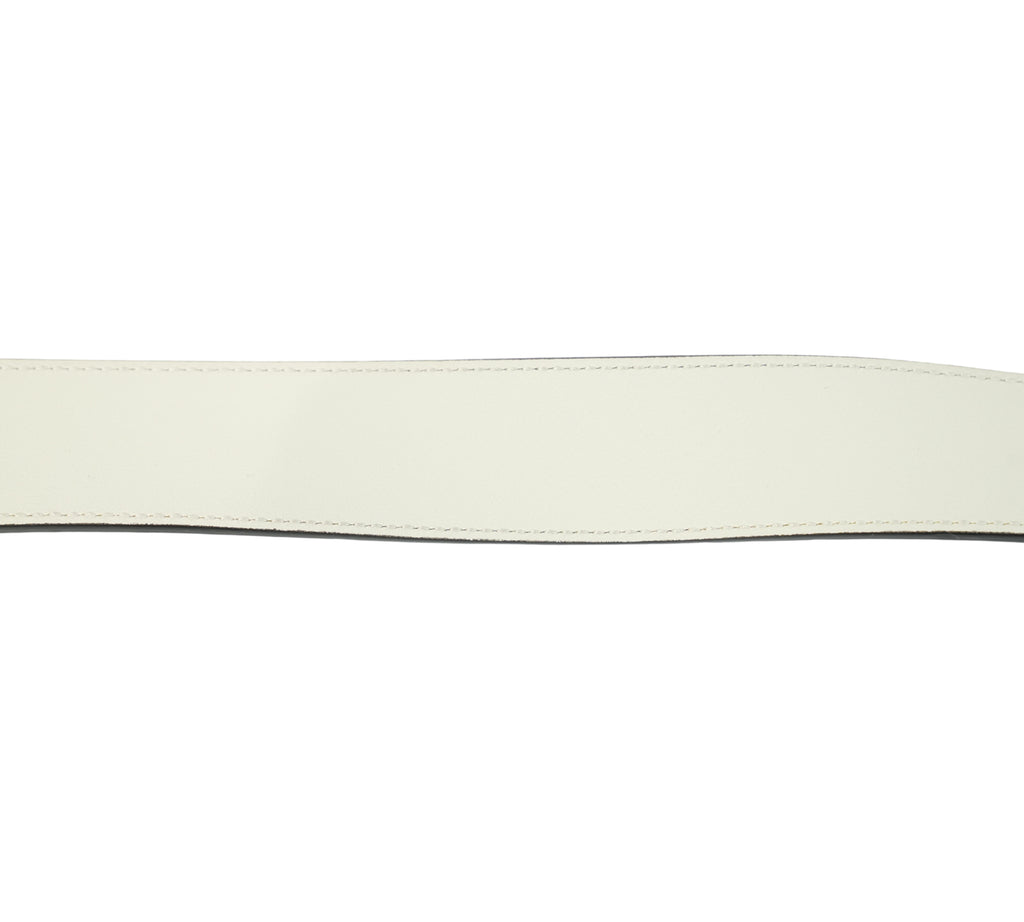 Calfskin Crystal Square G Madelyn Belt Size - 85 Cm