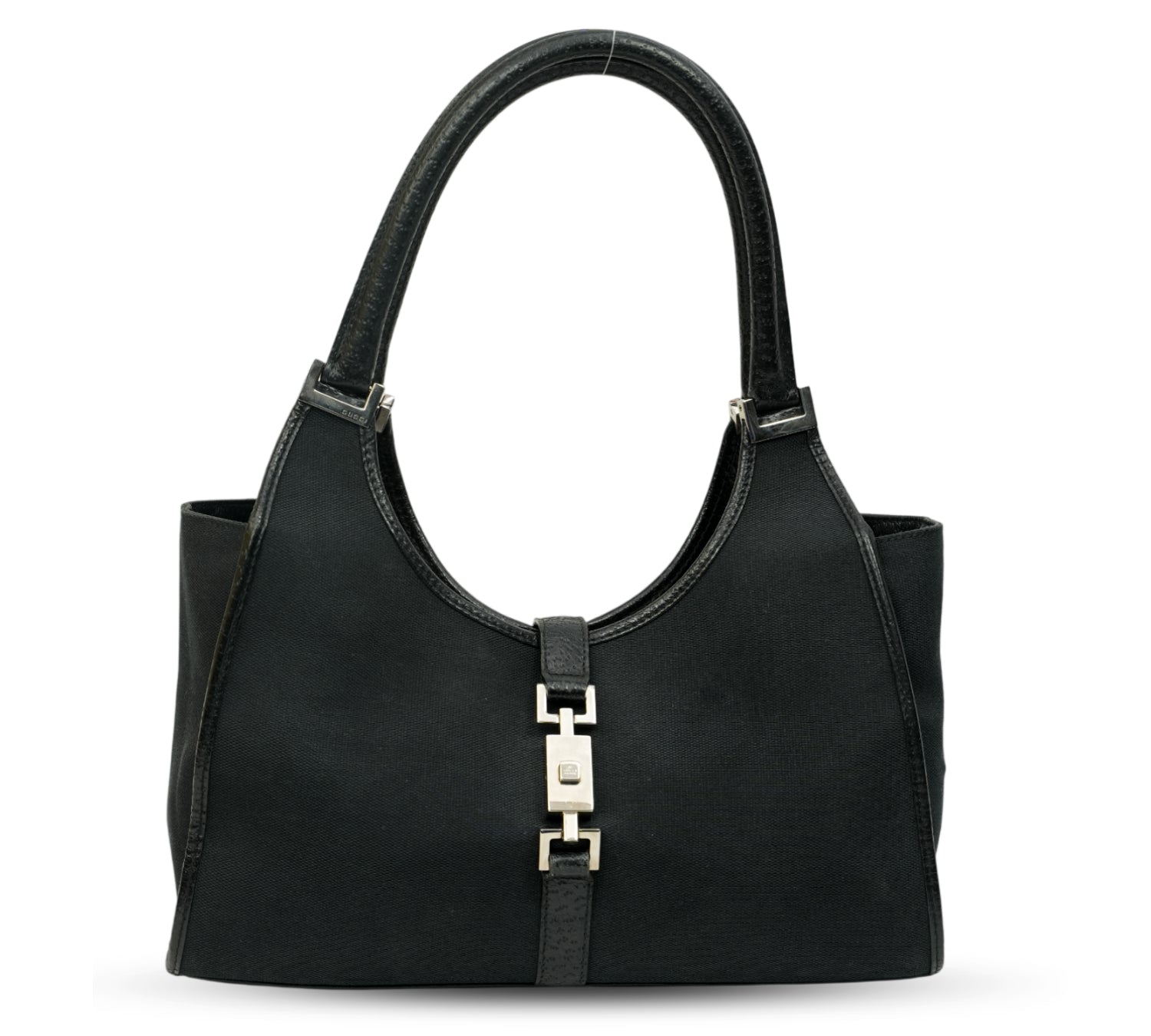 Gucci   Black Jackie Bardot Shoulder Bag