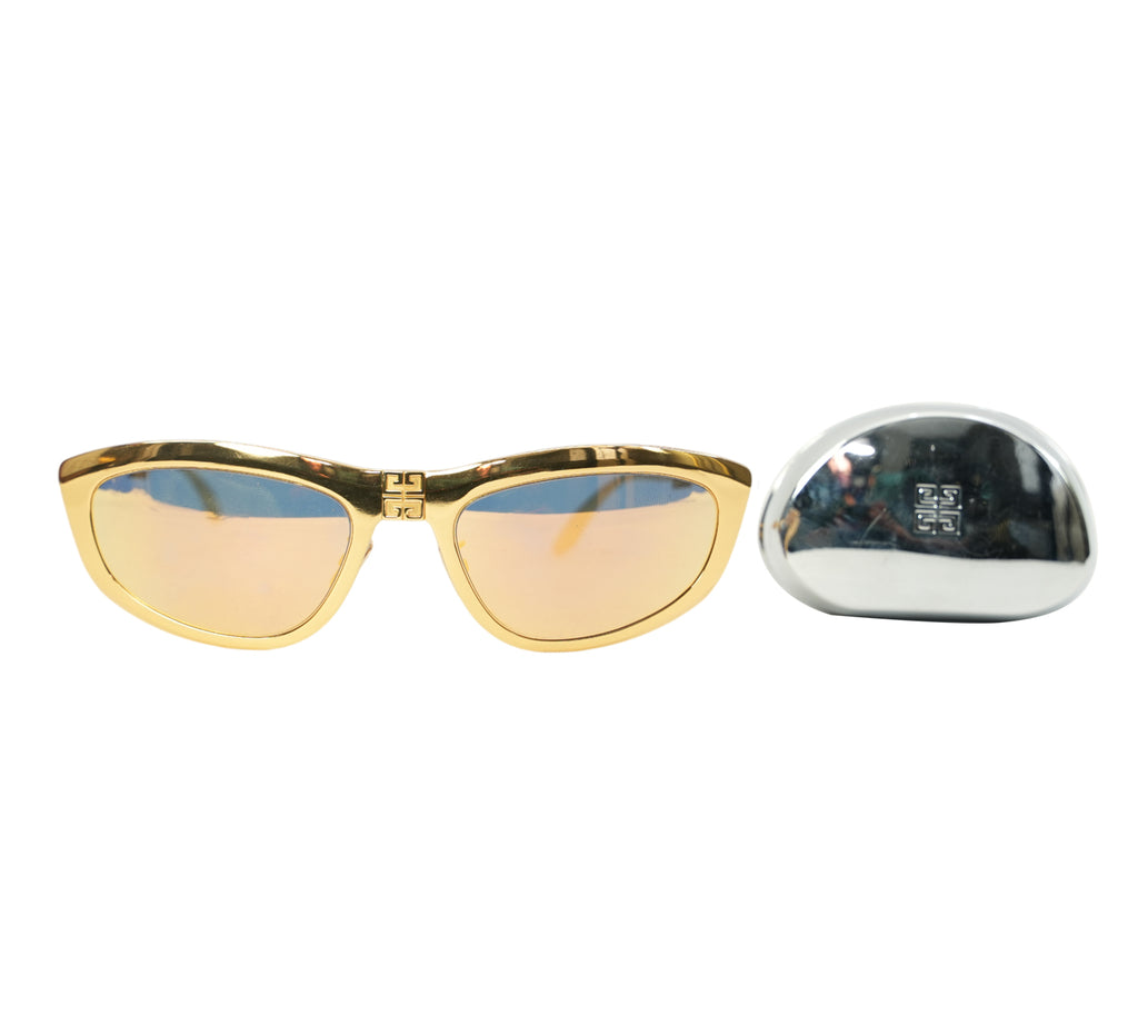 G Tri-Fold Cat-Eye Sunglasses