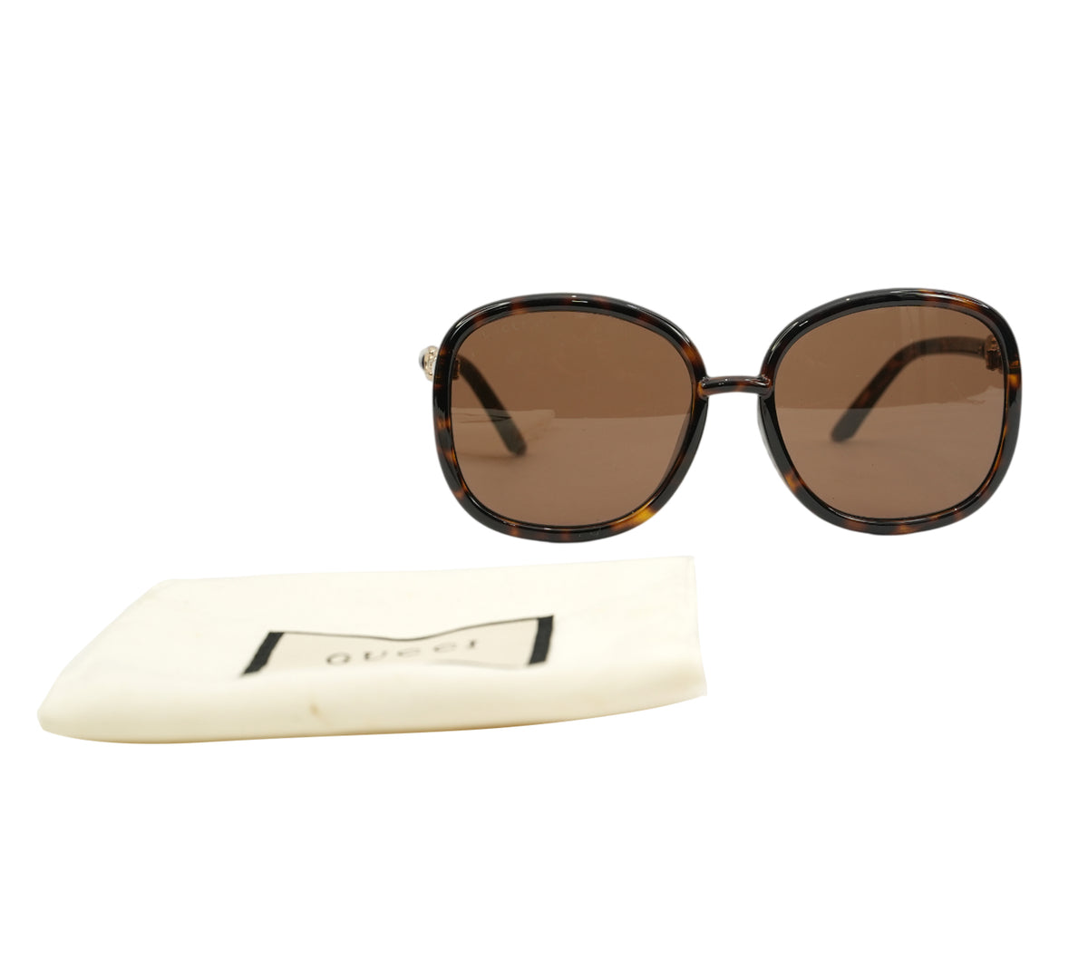Gucci   Horsebit Square-Frame Sunglasses
