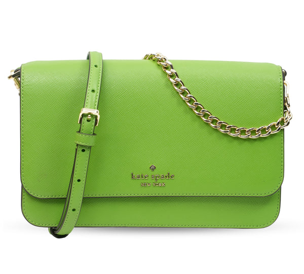 Green Madison Flap Convertible Crossbody