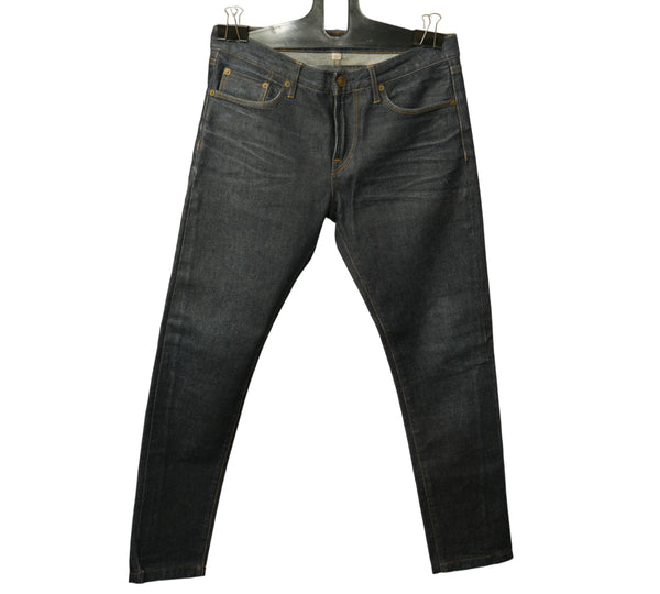 Slim Fit Resin-Coated Denim Jeans Size - 30