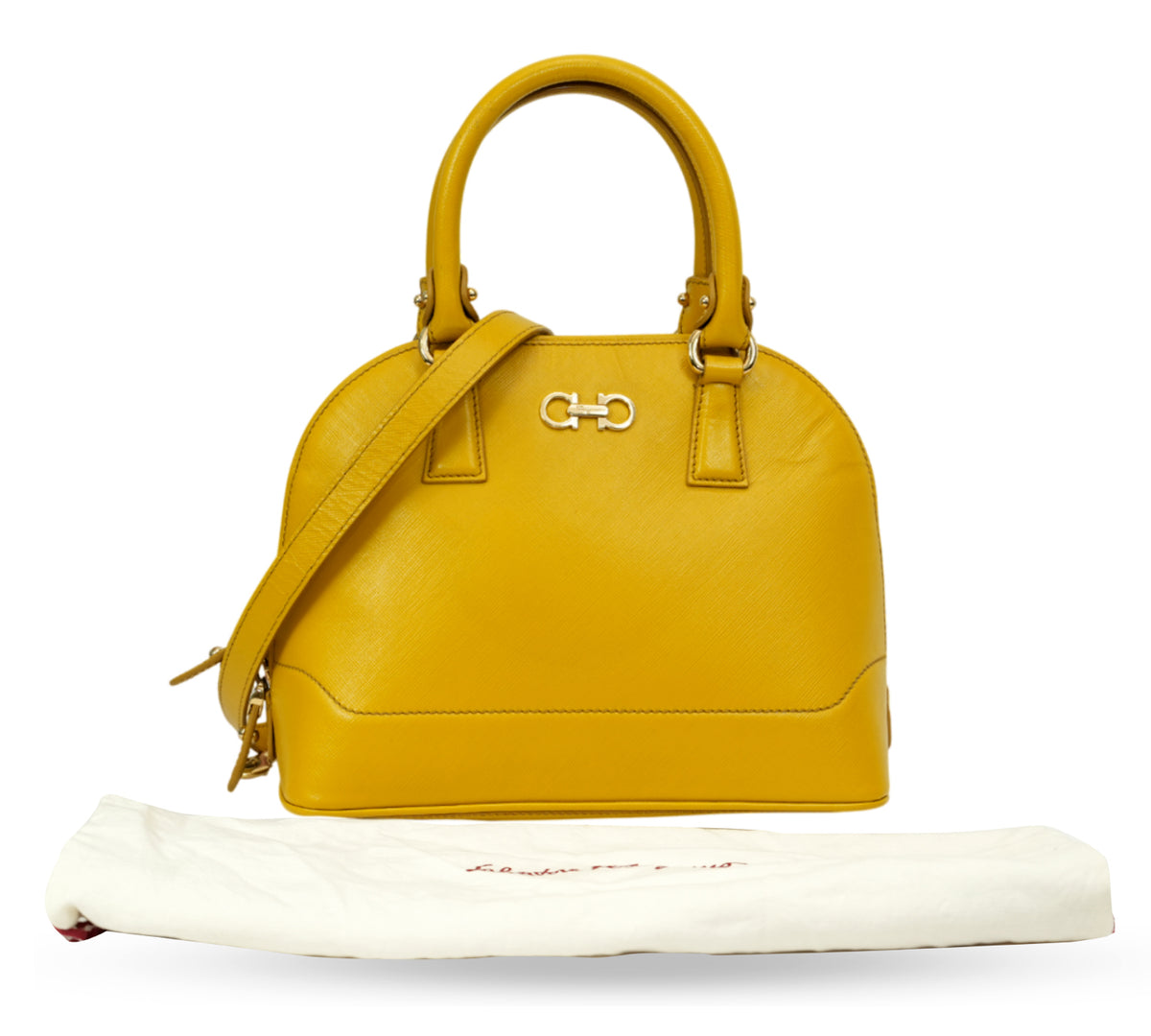 Salvatore Ferragamo Darina Dome Satchel Bag
