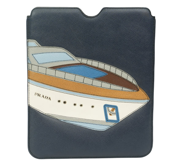 Saffiano Leather Cruise Ship iPad Sleeve/Case
