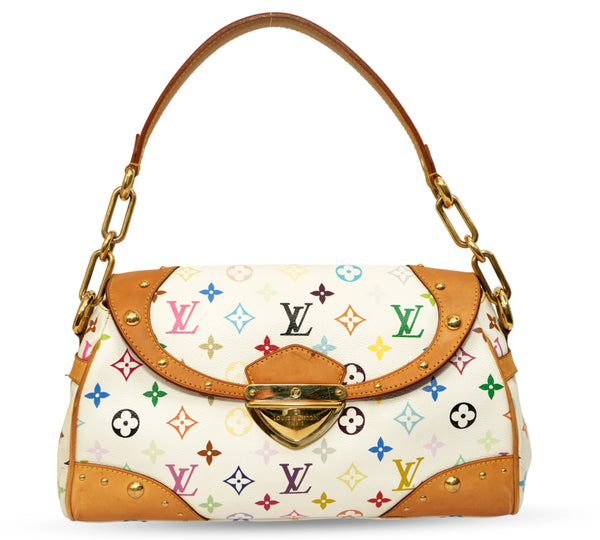 Takashi Murakami Monogram Multicolore Beverly MM Bag