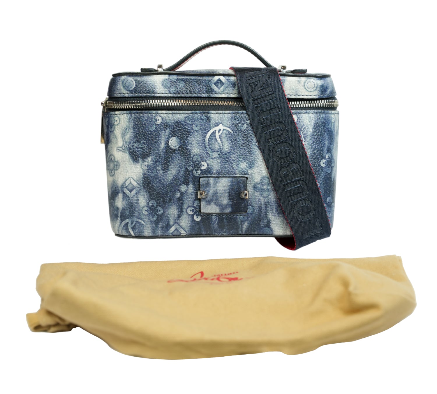 Denim Print Kypipouch Small Crossbody Bag