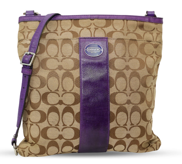 Signature Stripe File Bag
