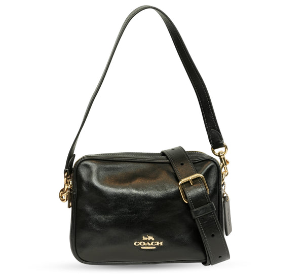 Black Carey Crossbody Bag