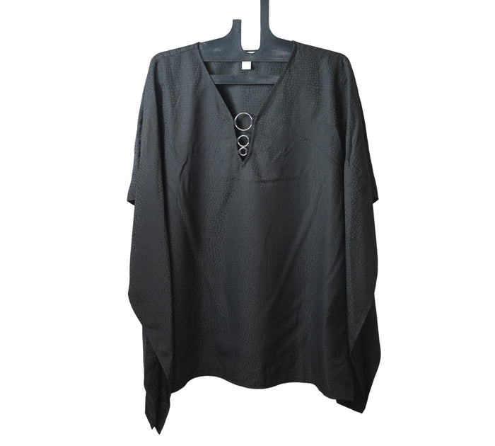 Black Flutter Sleeve Tunic Size – S/M