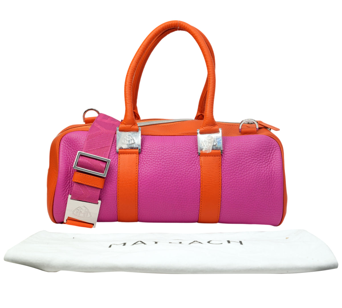 Maybach Colour-Blocked Barrel Bag