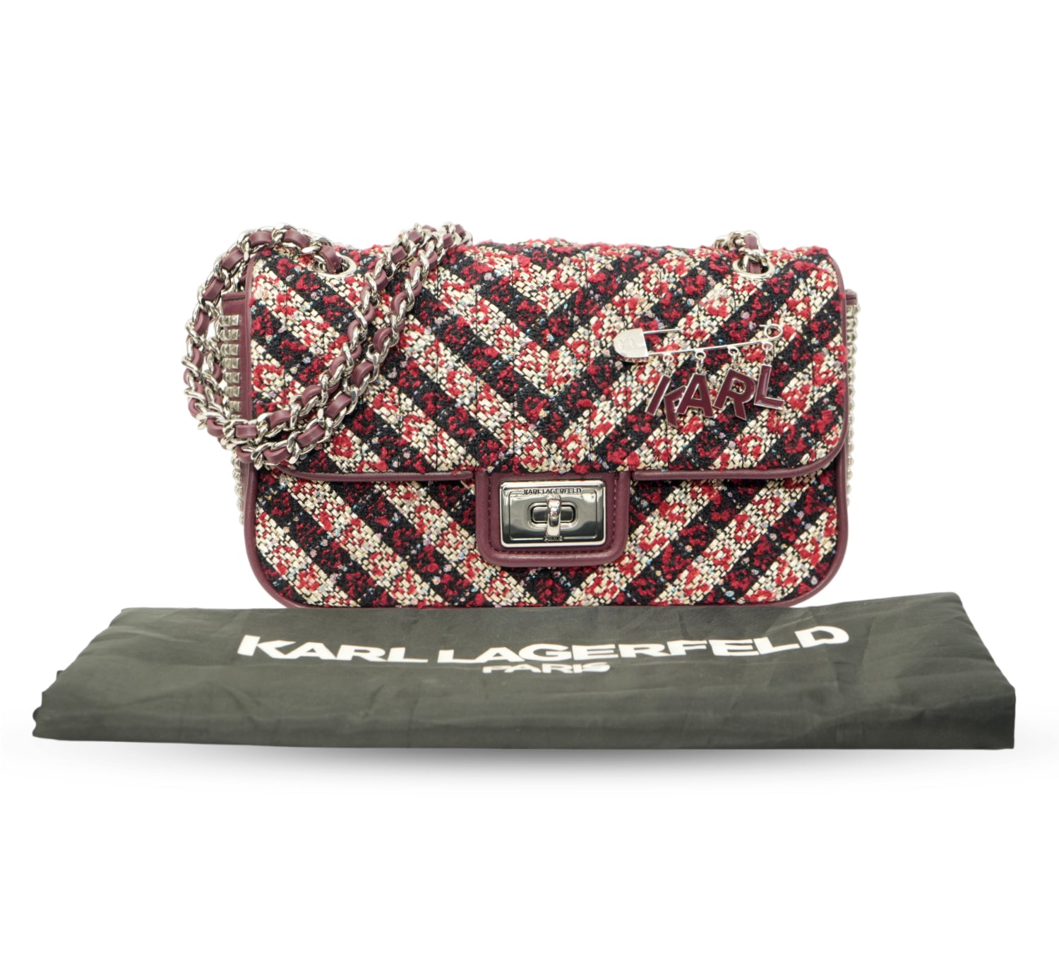  Karl Lagerfeld Paris Agyness Medium Shoulder Bag
