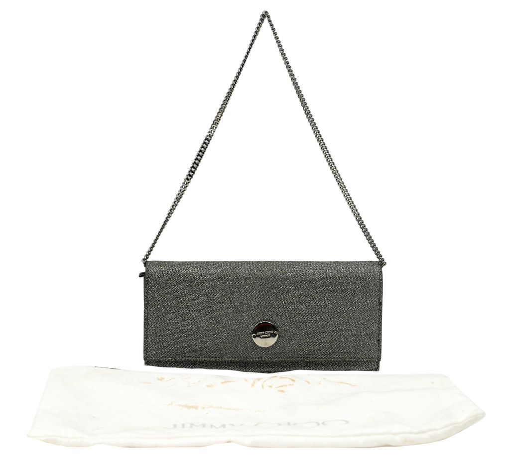 Florence Glitter Flap Crossbody Bag