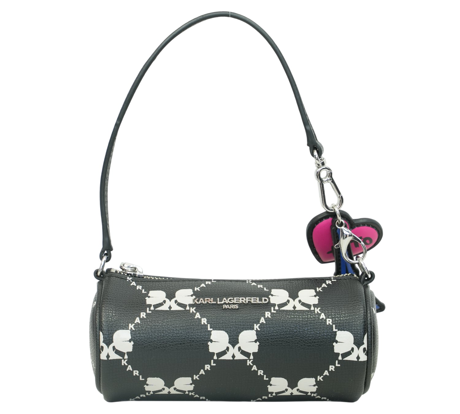 Black Adele Mini Barrel Bag