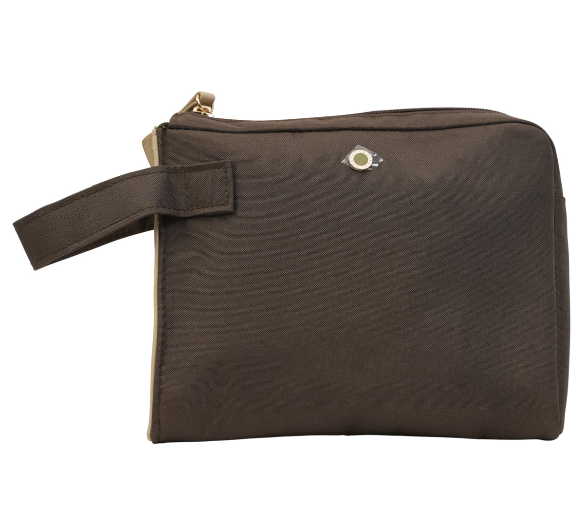 Bvlgari  Chocolate Brown Amenity Pouch