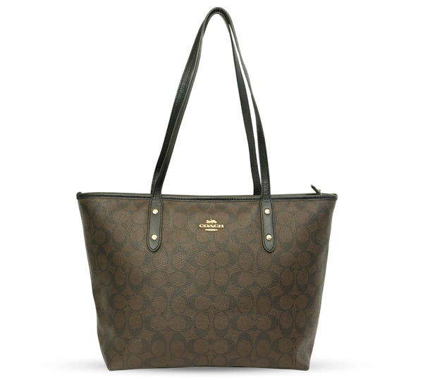 Signature Canvas City Zip Tote