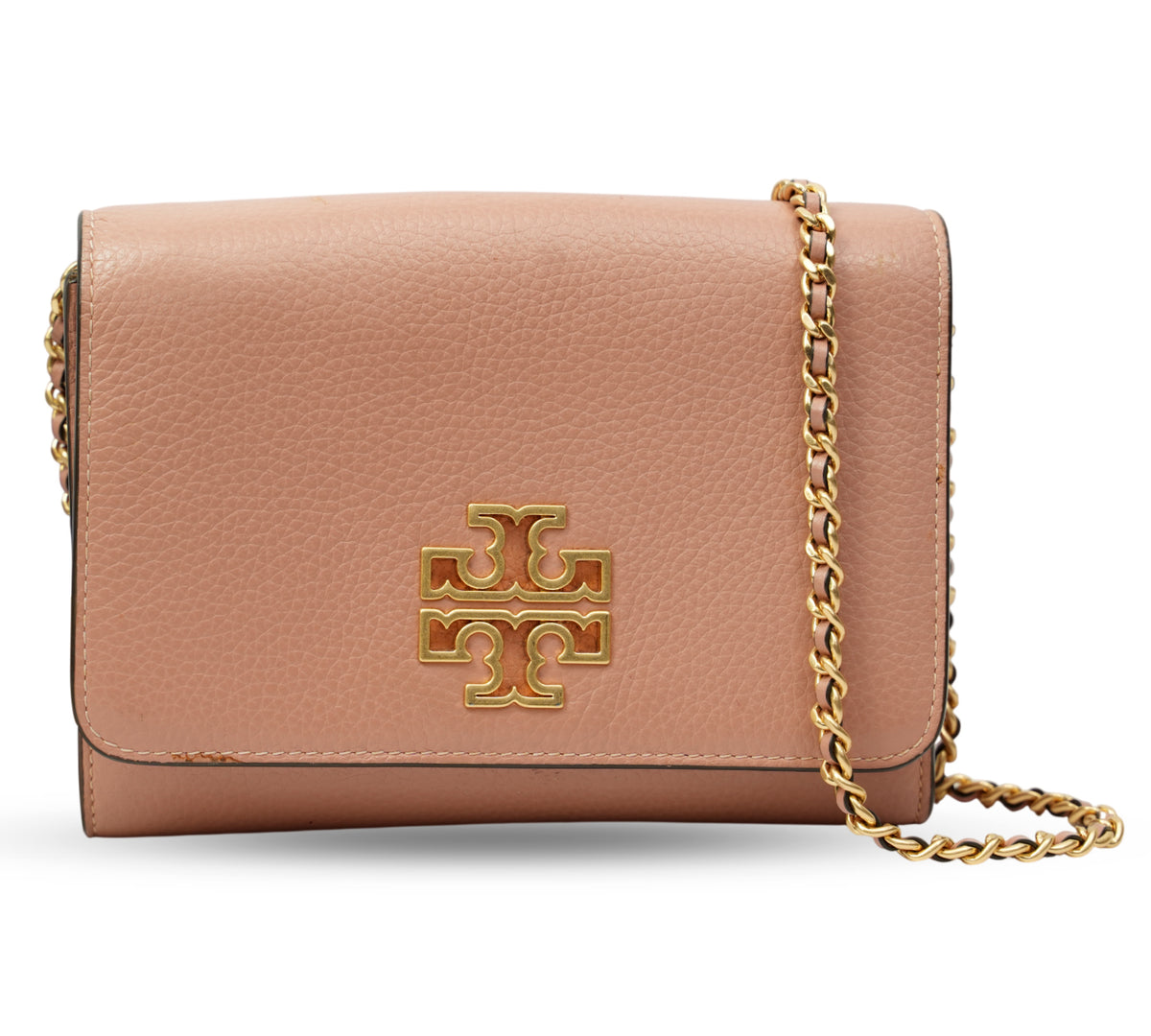 Tory Burch  Soft Pink Britten Combo Crossbody Bag