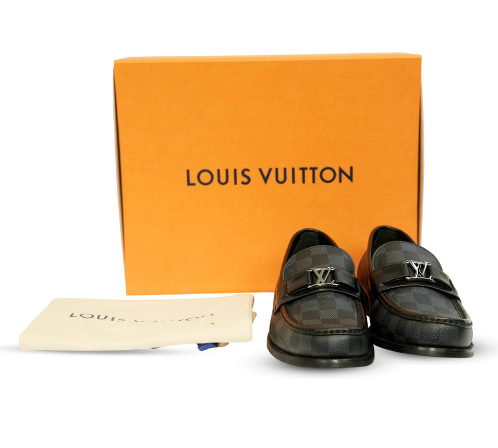 Damier Graphite Major Loafers Size - 7 UK