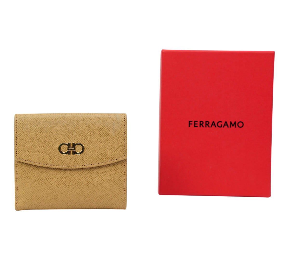 Salvatore Ferragamo Gancini Compact French Wallet