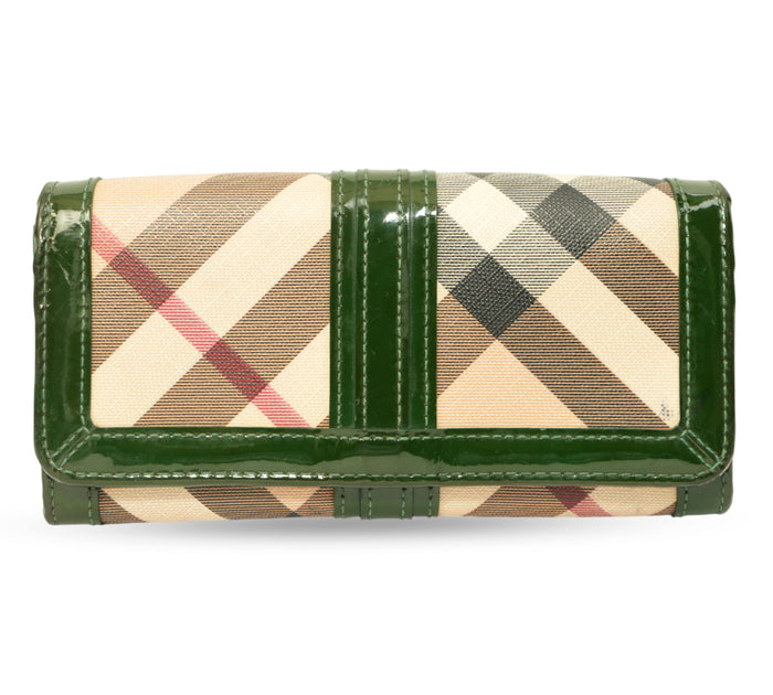 Nova Check PVC Penrose Continental Wallet