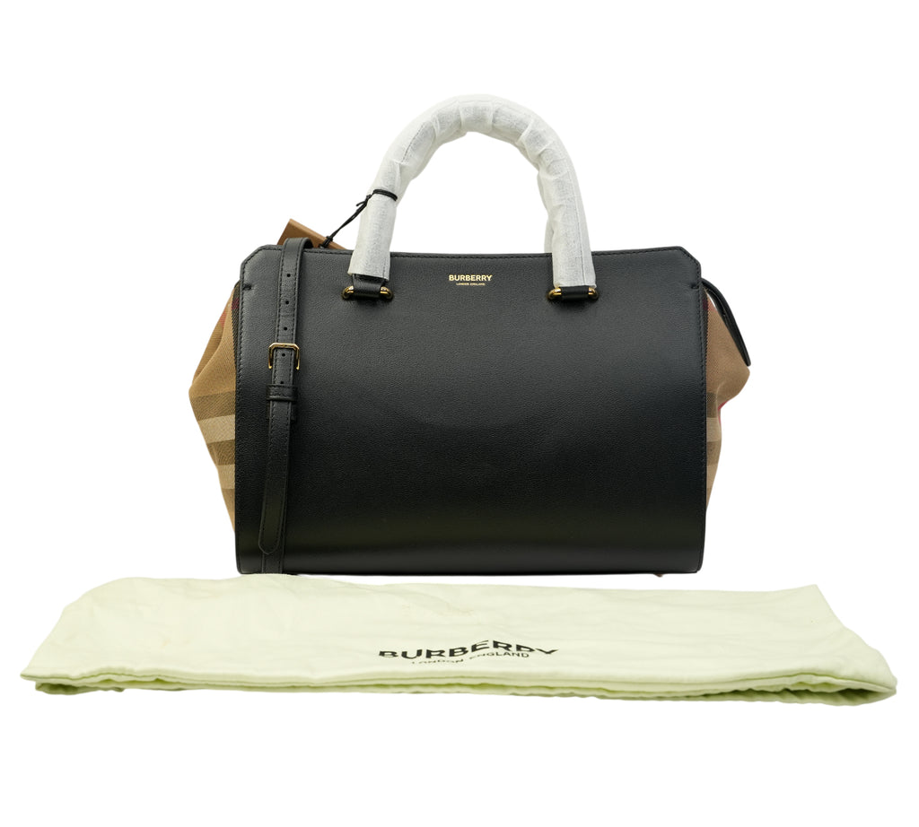 Black Banwell Leather Tote Bag