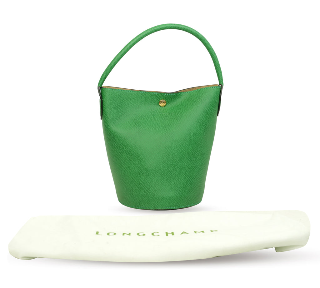 Green Épure Bucket Bag