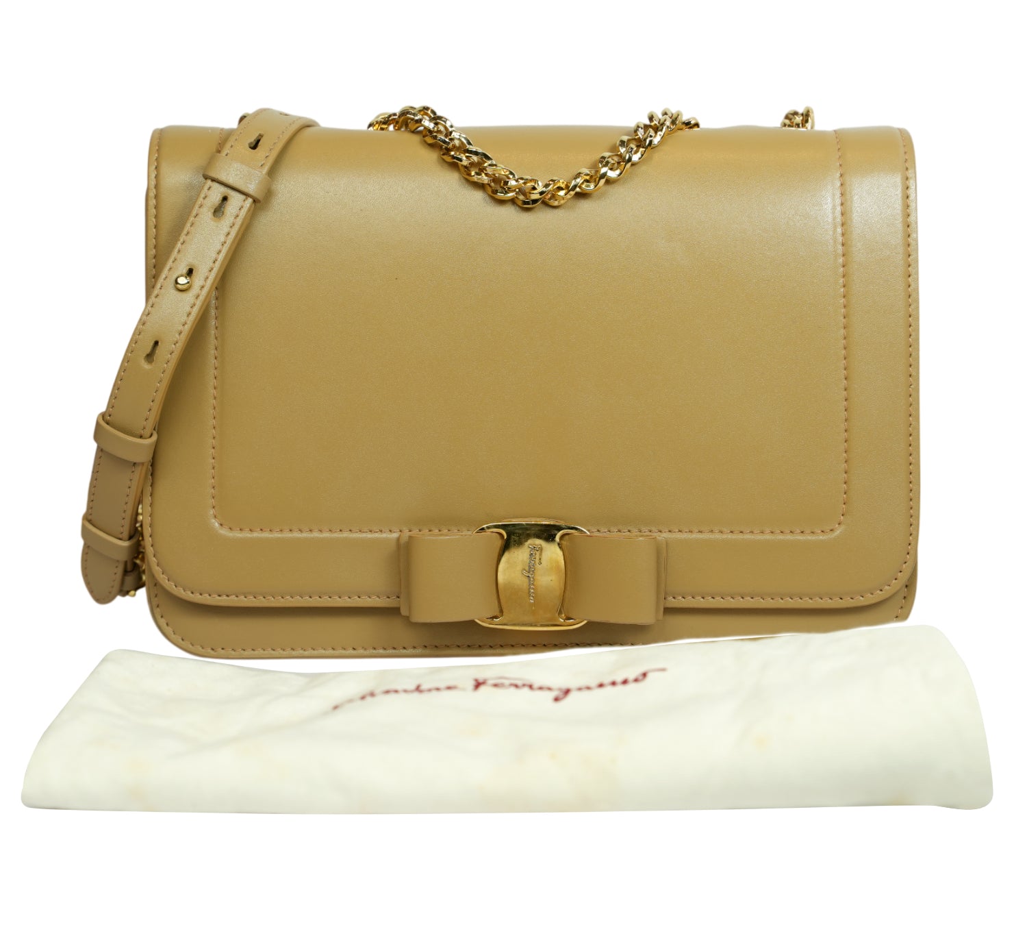 Caramel Vara Rainbow Leather Crossbody Bag